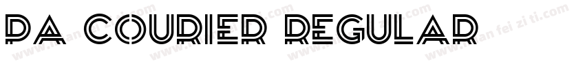 PA-Courier Regular字体转换